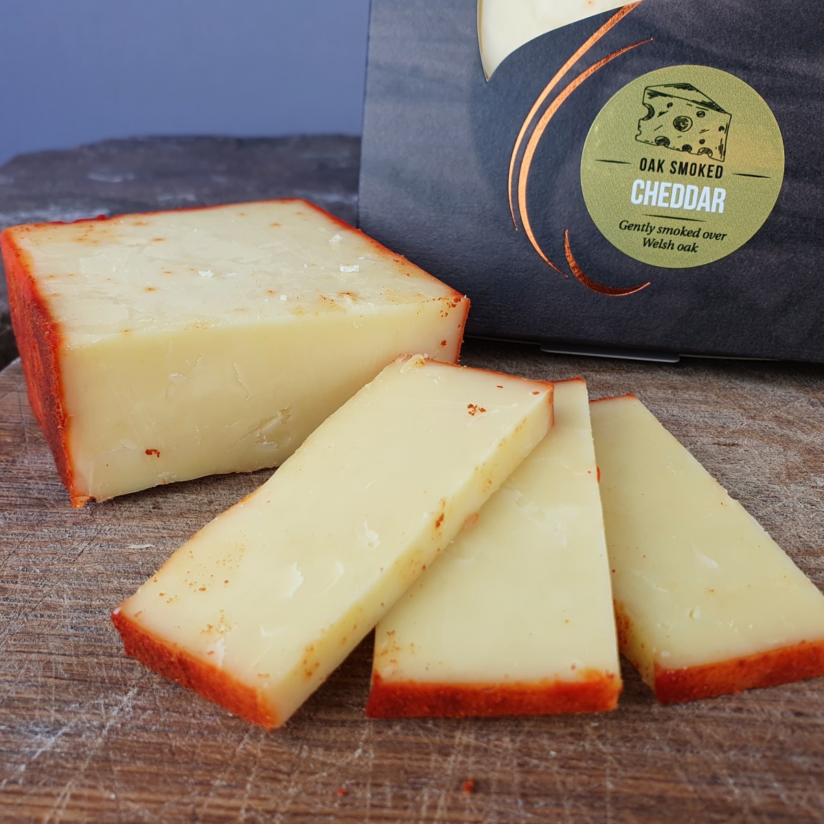 Smoked Welsh Cheddar with Paprika Smoked Welsh Cheddar with Paprika